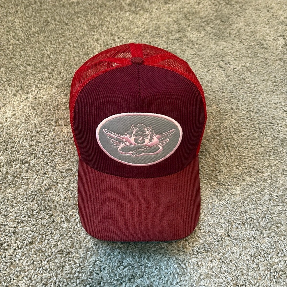 Boys Lie Red Trucker Hat